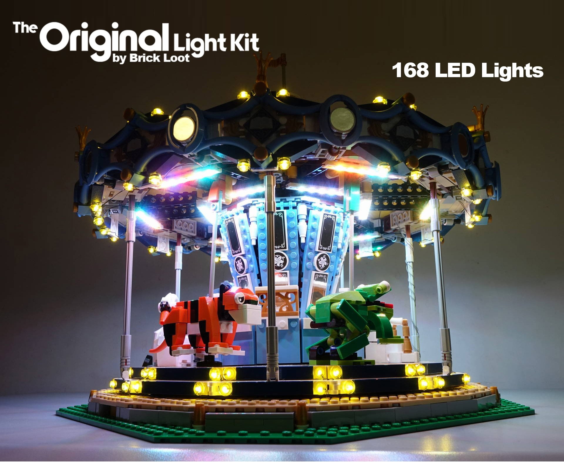 krak hval får Brick Loot Deluxe Lighting Kit for Your Lego Carousel Set 10257 (Lego Set  NOT Included) - Walmart.com