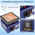 thumbnail image 4 of MECHANIC HT-10 Intelligent Constant Temperature Heating Table Motherboard for Phone Repair PCB Board EU Plug, 4 of 5