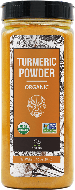 Soeos Organic Turmeric Powder, 10oz (284g)
