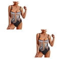 thumbnail image 2 of Soidarity Trajes de baño de poliéster elegantes y duraderos para mujeres: para fiestas de verano Trajes de baño modestos y modernos para Type14 NO14, 2 of 6