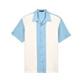 thumbnail image 4 of Men's Two-Tone Bahama Cord Camp Shirt - CLOUD BLUE/ CREM - 2XL, 4 of 5