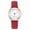 Red, variant on Digital Watches for Women Luminous Leather Strap Casual Fashion Quartz Wrist Watch Unisex Dressy Watchs for Teenagers Red
