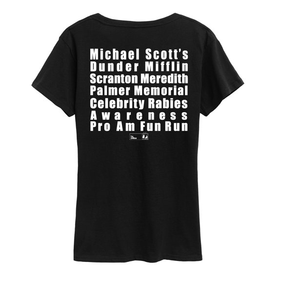 The Office - Rabies Fun Run - Women's Short Sleeve Graphic T-Shirt