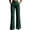 Green, variant on Womens Capri Pants for Women Cotton Flare Cigarette - Zip Fly Business Navy S