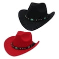 thumbnail image 1 of Sombrero de vaquero Sunnimix de 2 piezas estilo occidental, 1 of 8