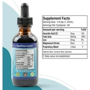 Rejuvica Health Restavin 2 fl oz -Restless Legs Syndrome (RLS) Support Supplement Contains Vitamin C