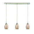 thumbnail image 1 of ElkGroup International 10444/3LP Capri 3 Light Pendant In Satin Nickel And Gray Capiz Shell, 1 of 1