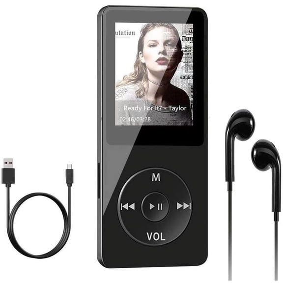 MP3 Player, Bluetooth MP3 Player Music Player MP4 Player Portable Digital Music Player Lossless Sound Music Player MP3 Music Player with Earphone