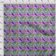 thumbnail image 4 of oneOoneCottonCambricPurpleFabricAsianJapaneseKoiFishWithGeometricTextureDiyClothingQuiltingFabricPrintFabricByYard56InchWide, 4 of 4