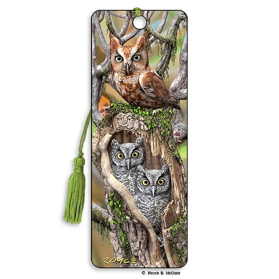 Royce 3D Bookmark - Owls, (Hardcover)