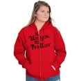thumbnail image 4 of You Only Prettier Country Attitude Zip Hoodie Sweatshirt Women Brisco Brands X, 4 of 5