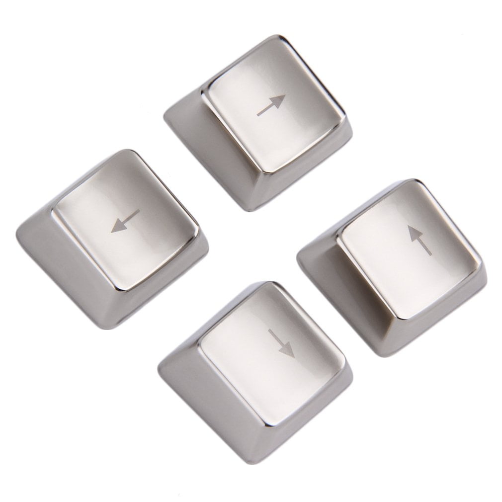 Zinc Metal Direction KeyCaps UP Down Left Right Key set for Mechanical Keyboard