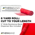 thumbnail image 2 of TheraBand Exercise Resistance Band Red Medium Resistance 5" x 6 Yd 10-1001, 1 Each, 2 of 11