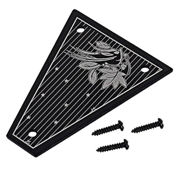 Varil de de guitarra de 3 orificios para piezas de repuesto de guitarra eléctrica Sunnimix Guitarra Truss Rod Cover