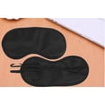 thumbnail image 3 of Máscara de ojos opaca de poliéster sin almohadilla nasal para dormir Air Car Game, máscara de ojos negra, máscara de ojos multifuncional, siesta familiar, siesta de empresa, 3 of 4