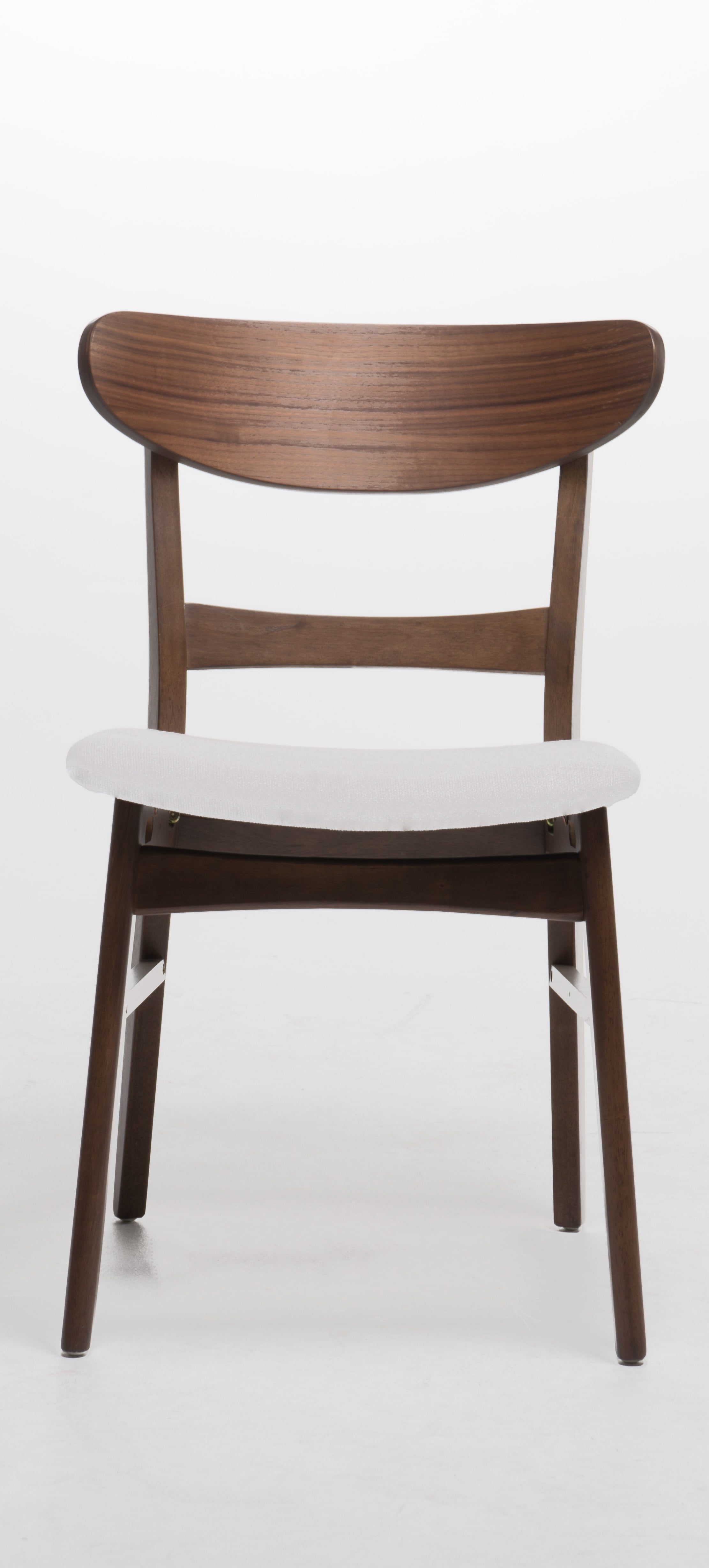 century furniture outdoor furniture on Noble House Odelia Mid Century Modern Dining Chairs Set Of 2 Light Beige And Natural Walnut Walmart Com Walmart Com