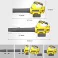 PowerSmart 40V Cordless Handheld Leaf Blower with 4.0 Ah Battery