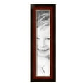 thumbnail image 2 of ArtToFrames 4" x 18" Matte Mahogany with Gold Accent Diploma Picture Frame, 4x18 inch Brown Wood Poster Frame (WOM-5109),  Pack, 2 of 7