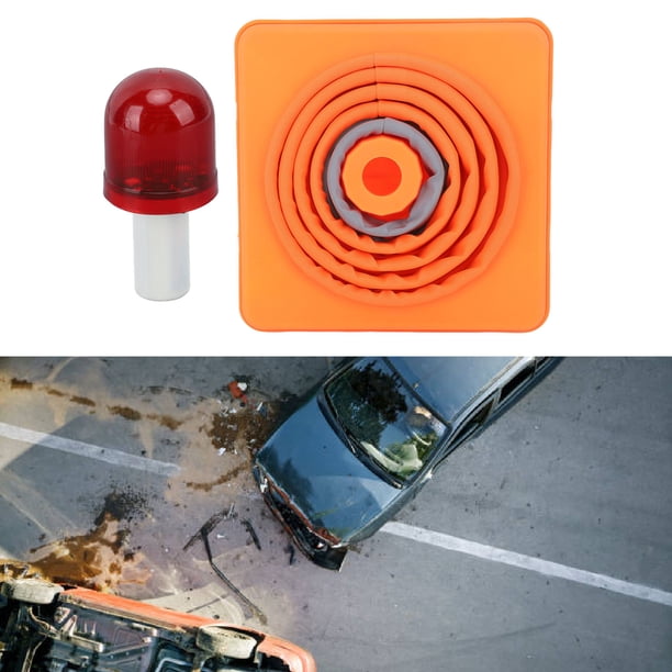 Cono De Seguridad, Ajuste De Altura Del Cono De Seguridad Vial 30x19x19cm Resistente Al Uso Para Sitio De Construcción