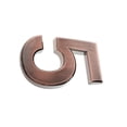 thumbnail image 1 of Guardoinrt Copper Plastic Self-Adheve Door Number gn Sticky Numeric Digit Number 4, 1 of 6