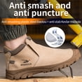 thumbnail image 4 of LASUDRAA Mens Industrial Safety Work Shoes Safety Toe Non-Slip Puncture-Resistant Construction Safety Shoes, 4 of 9