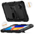 thumbnail image 2 of FJLBDE Case for Xiaomi Redmi Pad SE 8.7 inch 2024, Rugged Shockproof Tablet Cases Cover with Kickstand Shoulder Strap, Black, 2 of 7