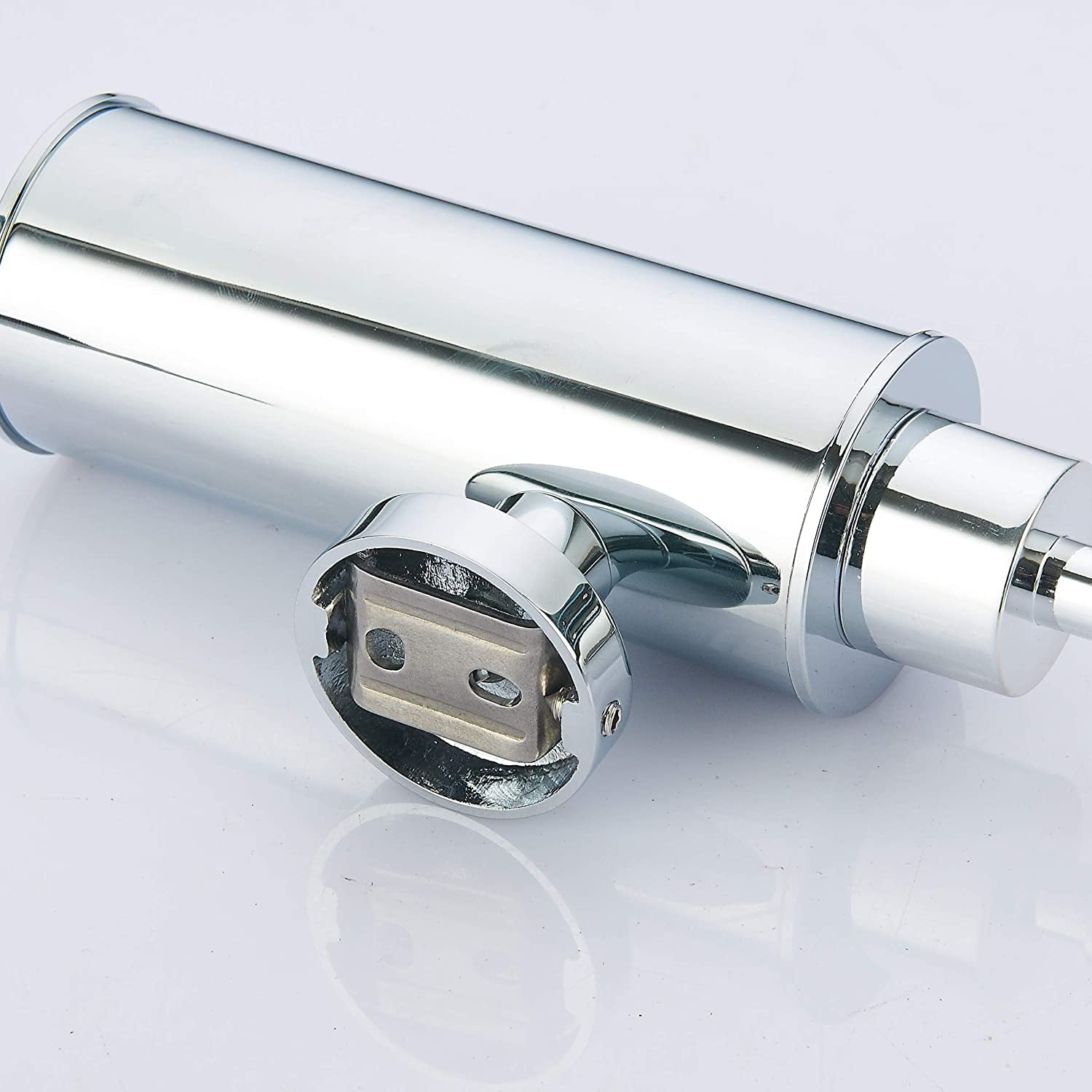 ABPETE Soap Dispenser Stainless Steel 304 Chrome Wall Mount Liquid and Soap Dispenser for Kitchen and Bathroom