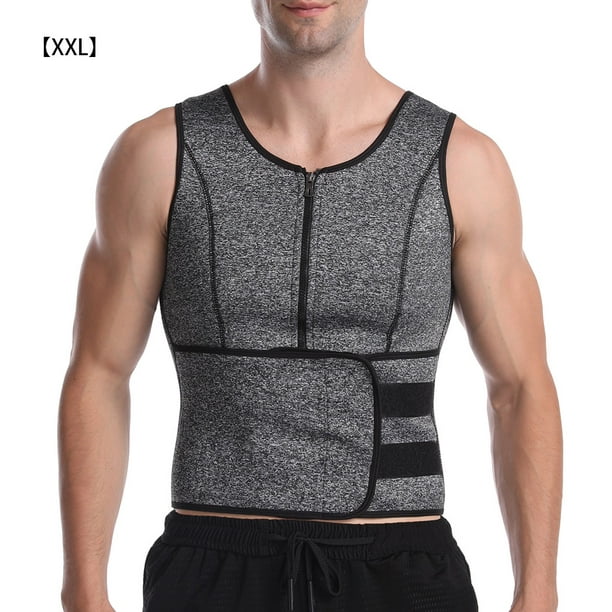 Men Body Shaper Vest Fitness Waist Trainer Corset Vest Workout Shapewear,  xxL