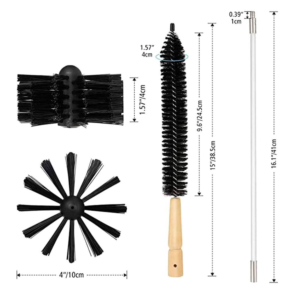 Cleaner Kit Flexible Lint Brush with Drill Attachment for Faster Cleaning Soft