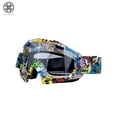 thumbnail image 2 of Luxtrada Ski Goggles Skate Glasses Over Glasses Snow Goggles with UV 400 Protection Windproof and Dustproof for Snowboard Motorcycle Bicycle for Men and Women (Yellow/Clear), 2 of 9