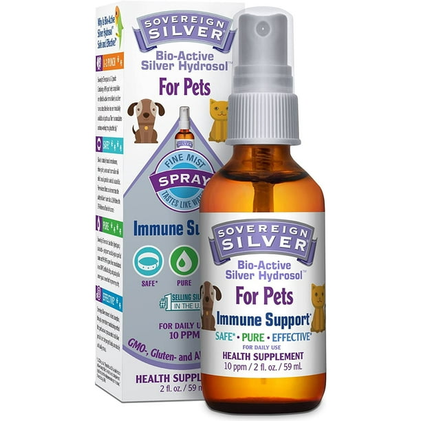 Sovereign Silver BioActive Silver Hydrosol for Pets for Immune Support
