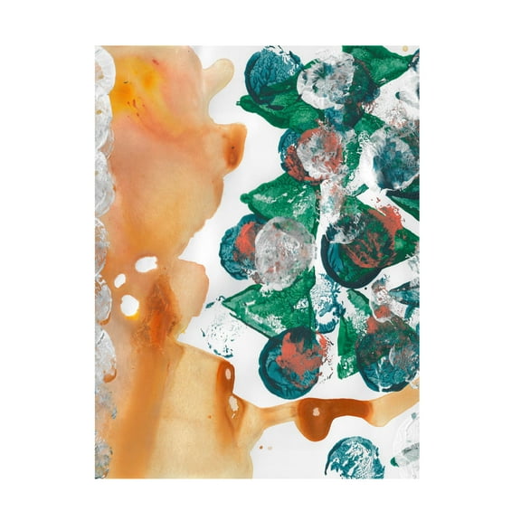 Canvas Wall Art - Maliq 'Opposite' Wall Art for Living Room, Bedroom, or Office Décor by Trademark Fine Art - 14 x 19 Inches