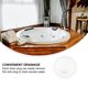 thumbnail image 2 of Tapón de agua para lavabo, filtro de bañera, red de silicona, tapa de drenaje, tapón de fregadero, accesorios de cocina, ventosa para piscina, color blanco, 2 of 6