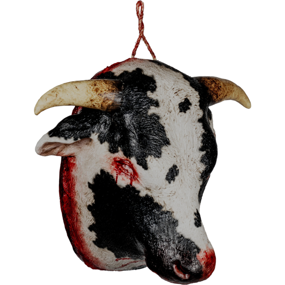 Decoración Colgante Cabeza de Vaca PoseídaTerror Halloween Realista
