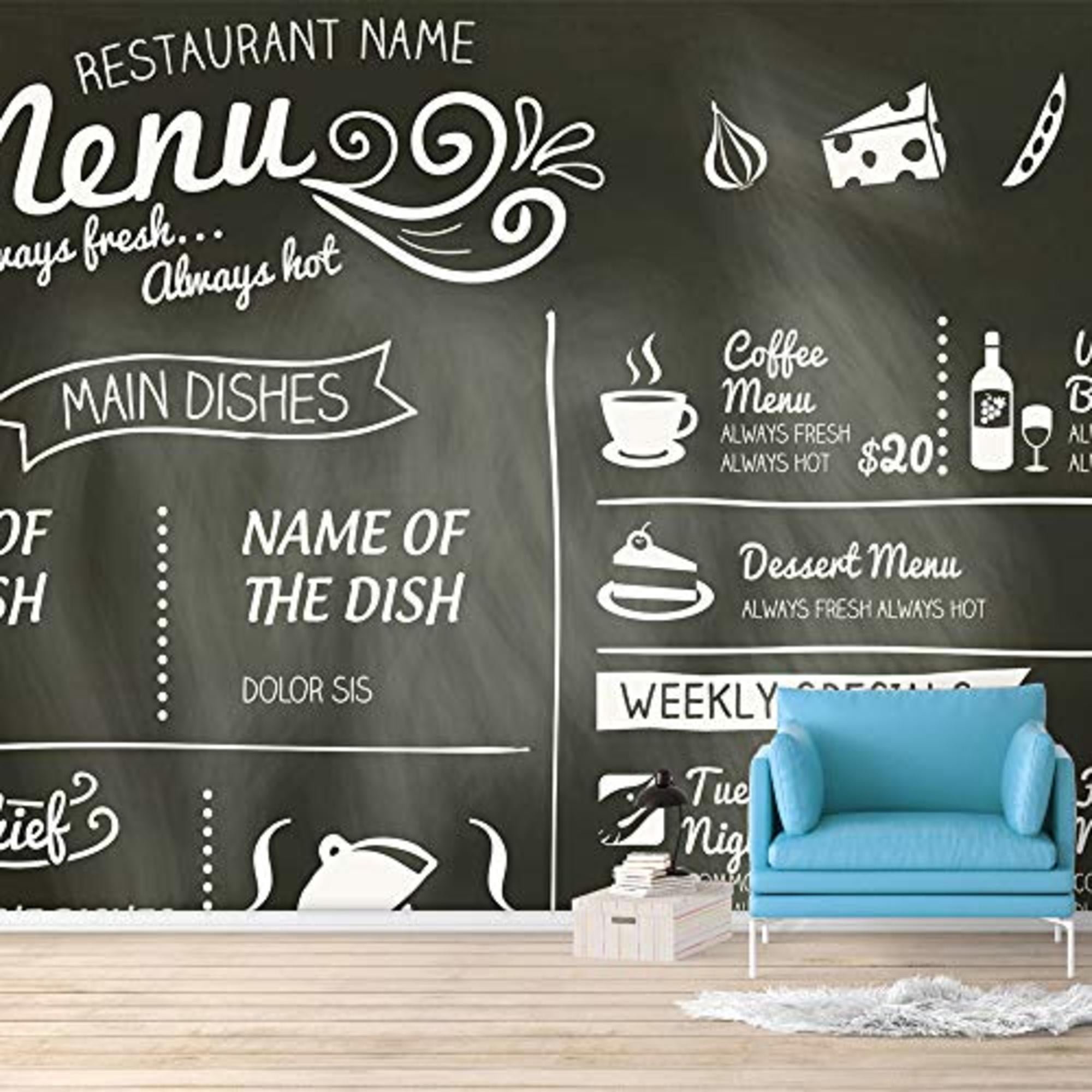 IDEA4WALL 4pcs Abstract Banksy Street Art Peel and Stick Wallpaper Removable Wall Murals Large Wall Stickers for Home Decoration, 66"x24"