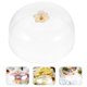 thumbnail image 2 of Cúpula de acrílico transparente para cupcakes, cubierta protectora reutilizable para postres., 2 of 7