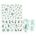 thumbnail image 4 of Christmas Nail Sticker DIY Fashion Snowflake Nail Decal Adhesive Nail Decal, 4 of 6