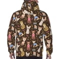 thumbnail image 5 of Hoodies for Men - Artsy Cute Painted Cats Long Sleeve Comfrt Men'S Fashion Hoodies & Sweatshirts, Sweatshirts for Men Hoodies Pullover Clothing Clothes with Pouch, 5 of 7