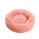 thumbnail image 2 of Cama nido de interior con forma de dona de peluche para cachorros, perros pequeños, medianos y grandes. rosa, 2 of 8