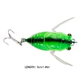 thumbnail image 1 of False Bait Lifelike Lure Abdomen Groove No Burr Firm Artificial Fishing Tools Anti-hanging Bottom Simulated Fish Scale Pattern Green, 1 of 6