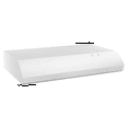 thumbnail image 4 of WHIRLPOOL GIDDS-1029935 30" 2-Speed Built-In Range Hood With Vent, White, 190 Cfm, 120V, 4 of 4
