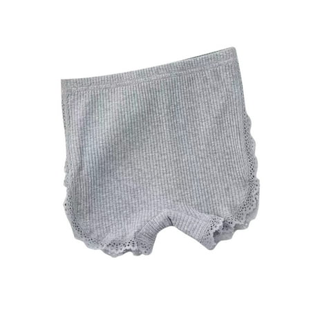 AJTQTH Toddler Cotton Shorts Summer Casual Loose Fit Lace Trim Bag Fart Pants Bread Pants Bottoms Short Leggings Bloomers for Kids Infant Newborn Clothes Outfits Dark Gray 5 Years
