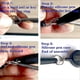 thumbnail image 5 of 4 Pcs Elastic Silicone Retractable Pencil Holder, Duty Retractable Pull Pen For Woodwork, Bricklaye, 5 of 5
