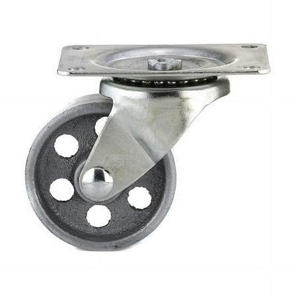 2 in. Industrial Sintered Iron Wheel Swivel Plate Caster