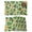 Green Gold Beige, variant on St. Patrick's Day Placemats Set of 6, Spring Shamrocks Green Love Hats Plants Black Placemats for Dining Table, Place Mats for Kitchen Tabletop, Waterproof Wipeable Dining Table Mats Set