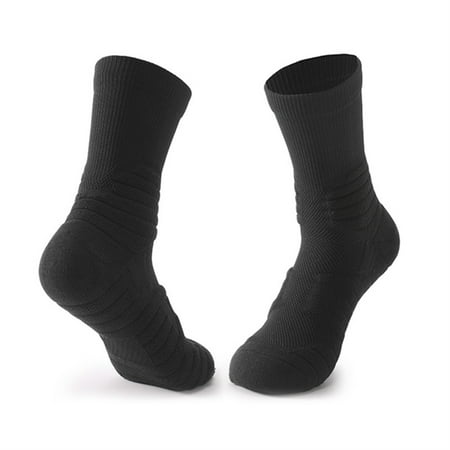 

Men s Athletic Cushioned Crew Moisture Control Socks Comfort for Hiking Running Black