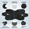 thumbnail image 6 of Knee Support Brace for Pain Relief Stabilization Compression, Meniscus Tear Mcl Arthritis Recovery, Breathable Adjustable Knee Sleeve for Sports Running Walking , 1 Piece of Sports Protective Gear, 6 of 9