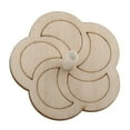 thumbnail image 4 of Giroscopio de Juguetes de con Tapa Giratoria de de 4 Piezas para Manualidades de Pintura de Bricoje para Niños CUTICAT Tapa de clavija de madera sin terminar, 4 of 8