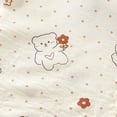 thumbnail image 6 of Bovxnpu Girls' Pajama Sets 2 Piece Lounge Sets Girls Solid Long Sleeve Turn Down Collar Pajama Top + Pajama Pants 2-Piece Sets Summer Outfits, 6 of 9