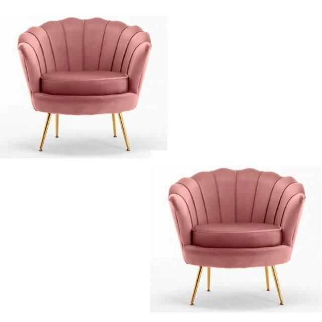 Chaise d'appoint grise de la collection Heavenly ENSEMBLE DE 2